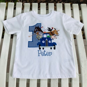 Little Blue Truck Birthday T Shirt - Etsy
