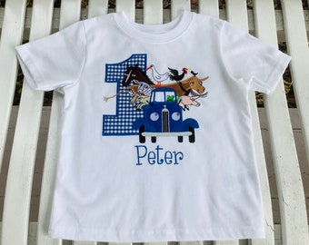 Little Blue Truck Birthday T shirt!