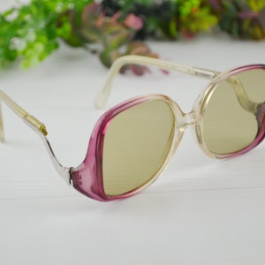 Vintage 1980s Pink Sunglasses: USSR Retro Eyewear