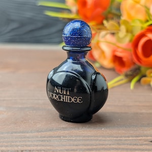 Nuit d&#39;Orchidee Yves Rocher EAU DE TOILETTE collectible rare miniature bottle 7.5 ml /.25 fl.oz Splash