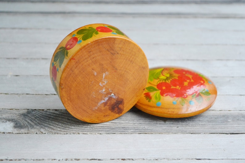 Vintage wooden Jewelry Box Unique Rare Russian Jewelry Box USSR 1970s Trinket Storage Retro Home Decor Lily of the Valley