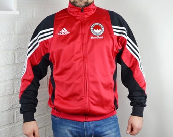 red adidas jacket