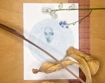 Duende No 1 | original | hand-embellished giclée print | limited edition of 50