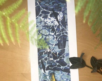 Southern Resident Orcas | original | hand-embellished giclée print | limited edition of 15