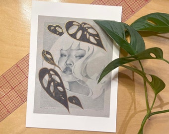 Monstera | original | giclée print | limited edition of 50