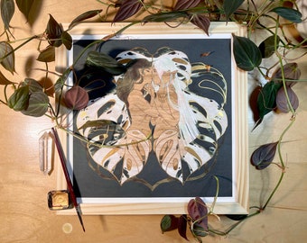 Chimera | hand-embellished giclée print | limited edition of 20