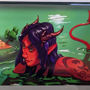 Tiefling Siren, Print