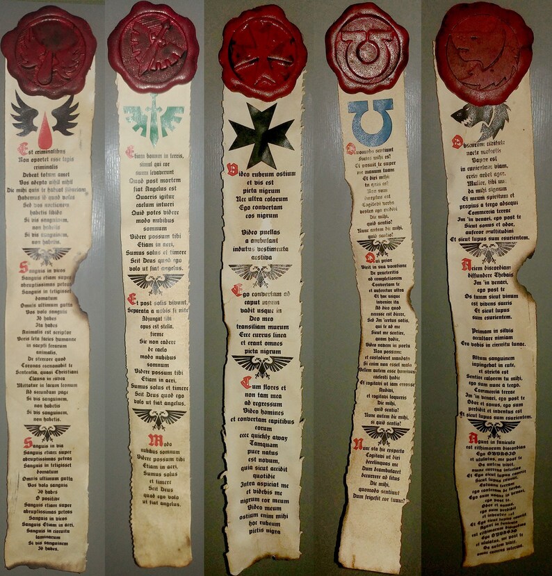 Warhammer 40K Purity Seals Etsy