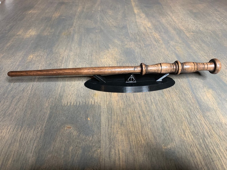 Harry Potter wand stand Etsy