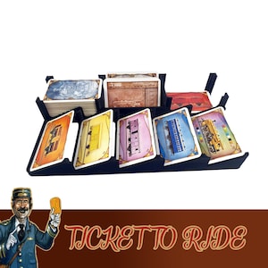 Les Aventuriers du Rail Plateau de rangement pioche de cartes