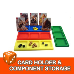 4x Support pour Cartes et Composants Board Game