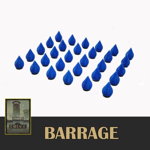 Barrage 30x Jetons Gouttes