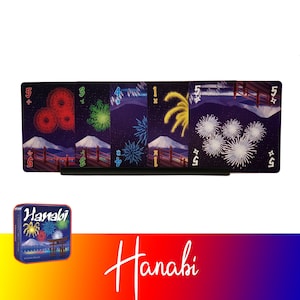 Juego de cartas Hanabi 5 soportes para naipes