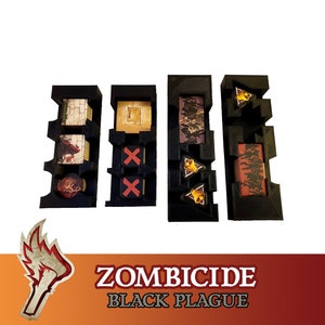 Zombicide Black Plague 4x tokenhouder bordspel