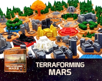 Terraforming Mars Upgrade Kit Tiles 100% UNIQUE Board Game
