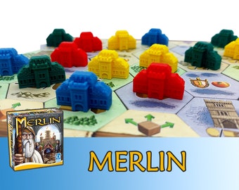 Merlin 28x Deluxe Castles Houses Board Game