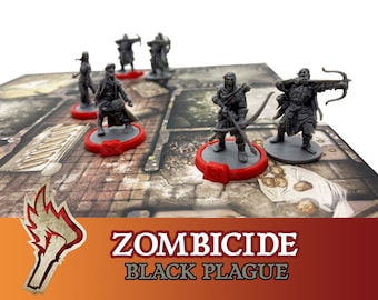 Zombicide 12x Zombie Counter Bases Board Game