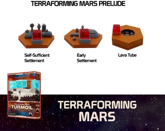 Terraforming Mars Prelude Expansion Tiles Board Game