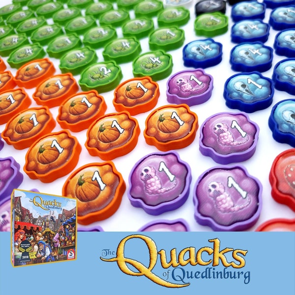 Die Quacksalber von Quedlinburg Game Deluxe Tokens Base + Erweiterungen