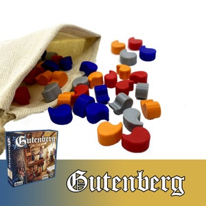 Gutenberg 52x Gettoni Drop Gioco da tavolo