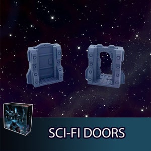 Sci-Fi Türen Nemesis Zombizide Invaders Brettspiel