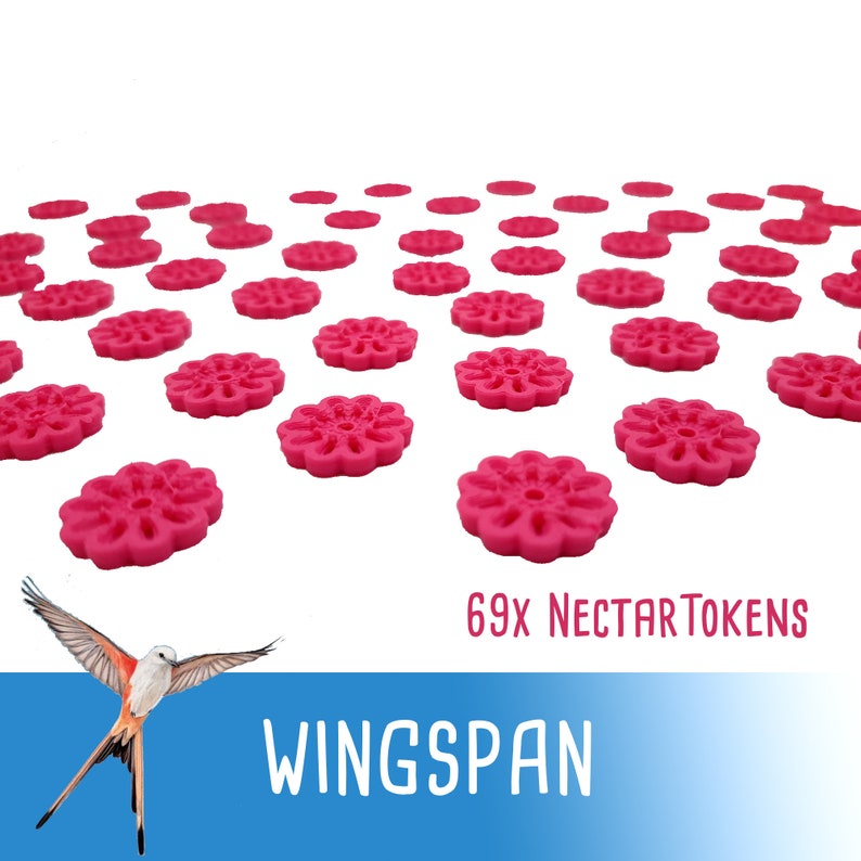Wingspan 69x Deluxe Nectar Tokens New Expansion Oceania Board Etsy