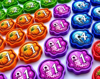 Quacks of Quedlinburg Deluxe Ingredient Tokens Base Game Herb Witches & Alchemists Upgrade