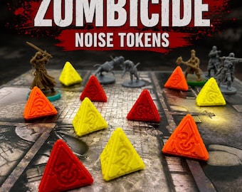 Zombicide Noise Tokens 3D Upgrade for Black Plague Green Horde
