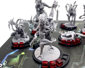 Nemesis 14x Monster Bases Wound Markers Board Game - Etsy