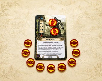 Doomed Tokens for The Lord of the Rings LCG | 3D Printed Tokens | LOTR Card Game Upgrade