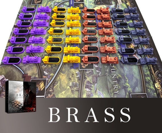 ボードゲーム Brass Lancashire & Birmingham Brass Lancashire Birmingham Link Tiles Markers Boats