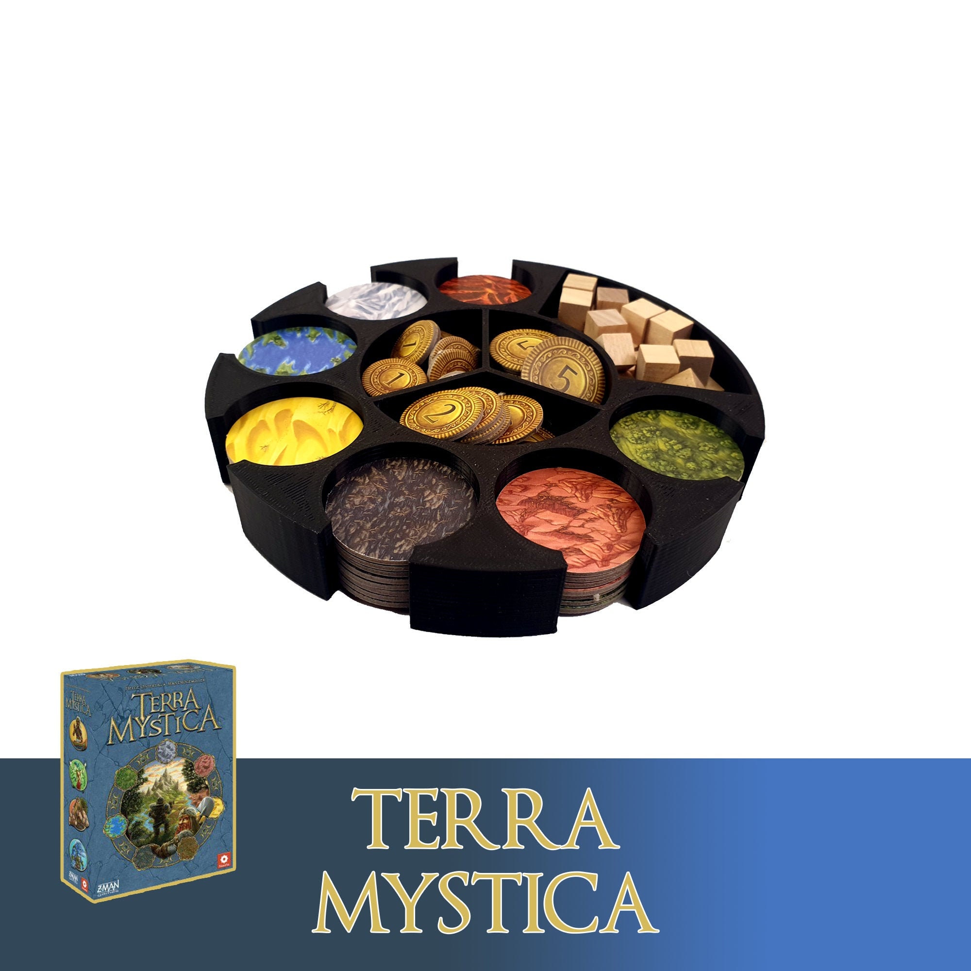 Terra Mystica Quick and Easy Resource Dispenser Board Game