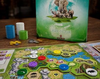 Ark Nova + Marine Worlds 45x Animal Tokens - 3D Printed Upgrade Set