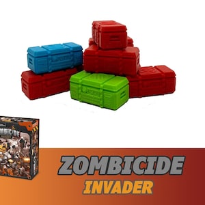 Zombicide Invader 12 Objectief Trunks Dozen Tokens Bordspel