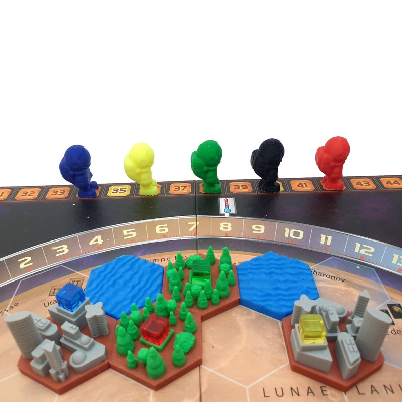 Terraforming Mars 5x Astronauts Player Marker Board Game