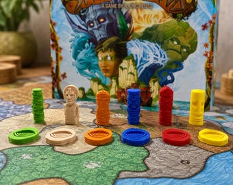 3D Printed Spirit Island Tokens | Replacement Presence Markers (PLA)
