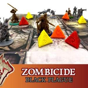 Zombicide 18x Noise Token 3 Colors Board Game