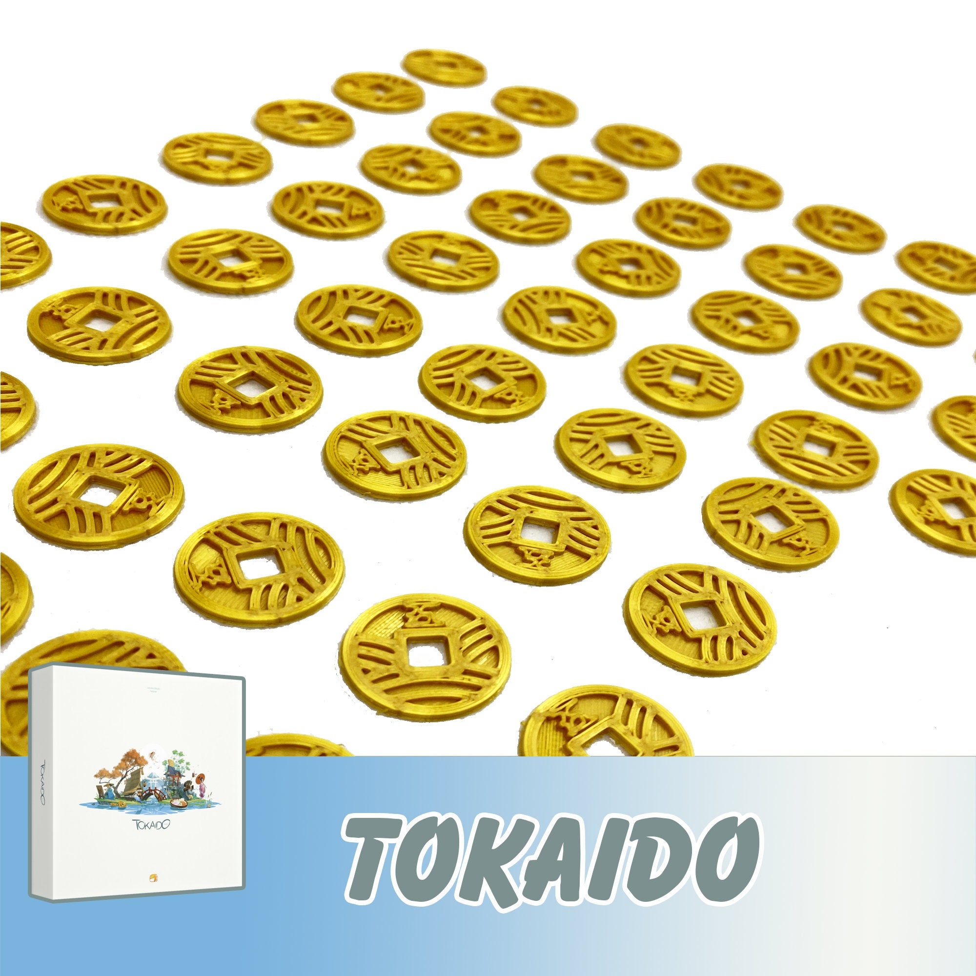 Tokaido 52x Coin Tokens - Etsy