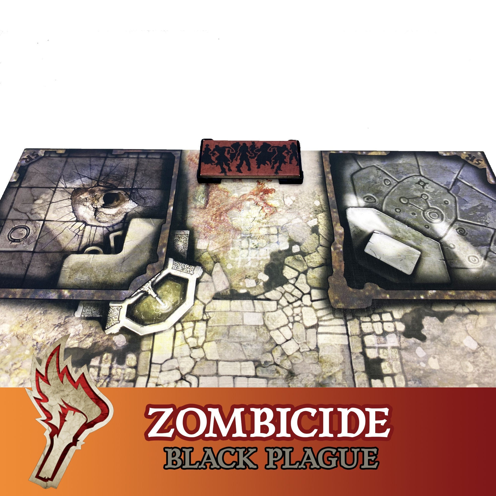 Zombicide Black Plague 8x Wooden Crate Objective Board Game 