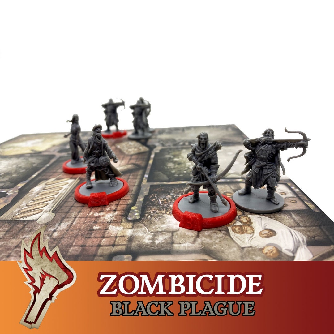 Zombicide 12x Zombie Counter Bases Board Game Etsy