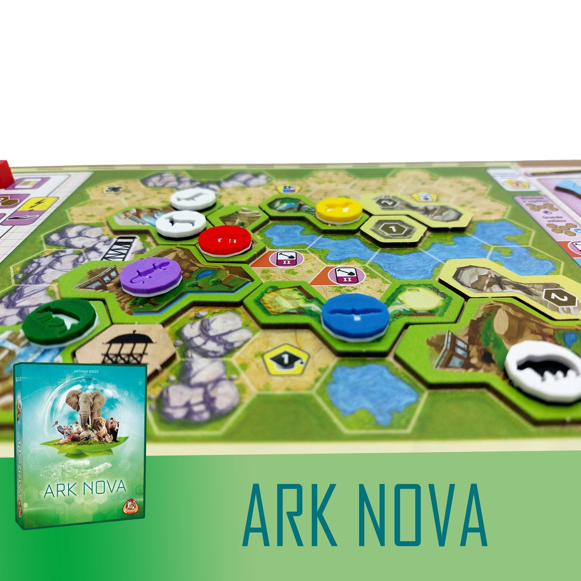 Ark Nova 21x Animal Tokens Board Game - Etsy Ark Nova 21x Animal Tokens Board Game - Etsy