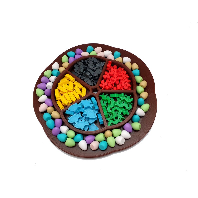 Wingspan Egg Food Token Tray Board Game Etsy