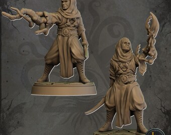 Cultistas poseídos: modelos de mesa impresos en resina 3D