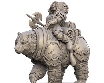 Freya y Borg: Kit de resina de 75 mm