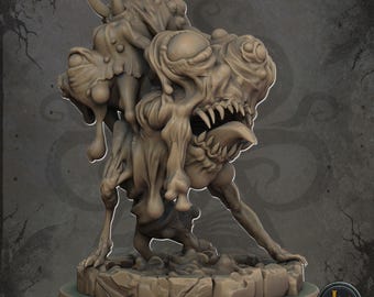 El horror: modelos de mesa impresos en resina 3D