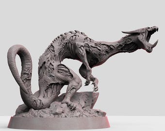 Undead Drakes: modelo de mesa impreso en 3D