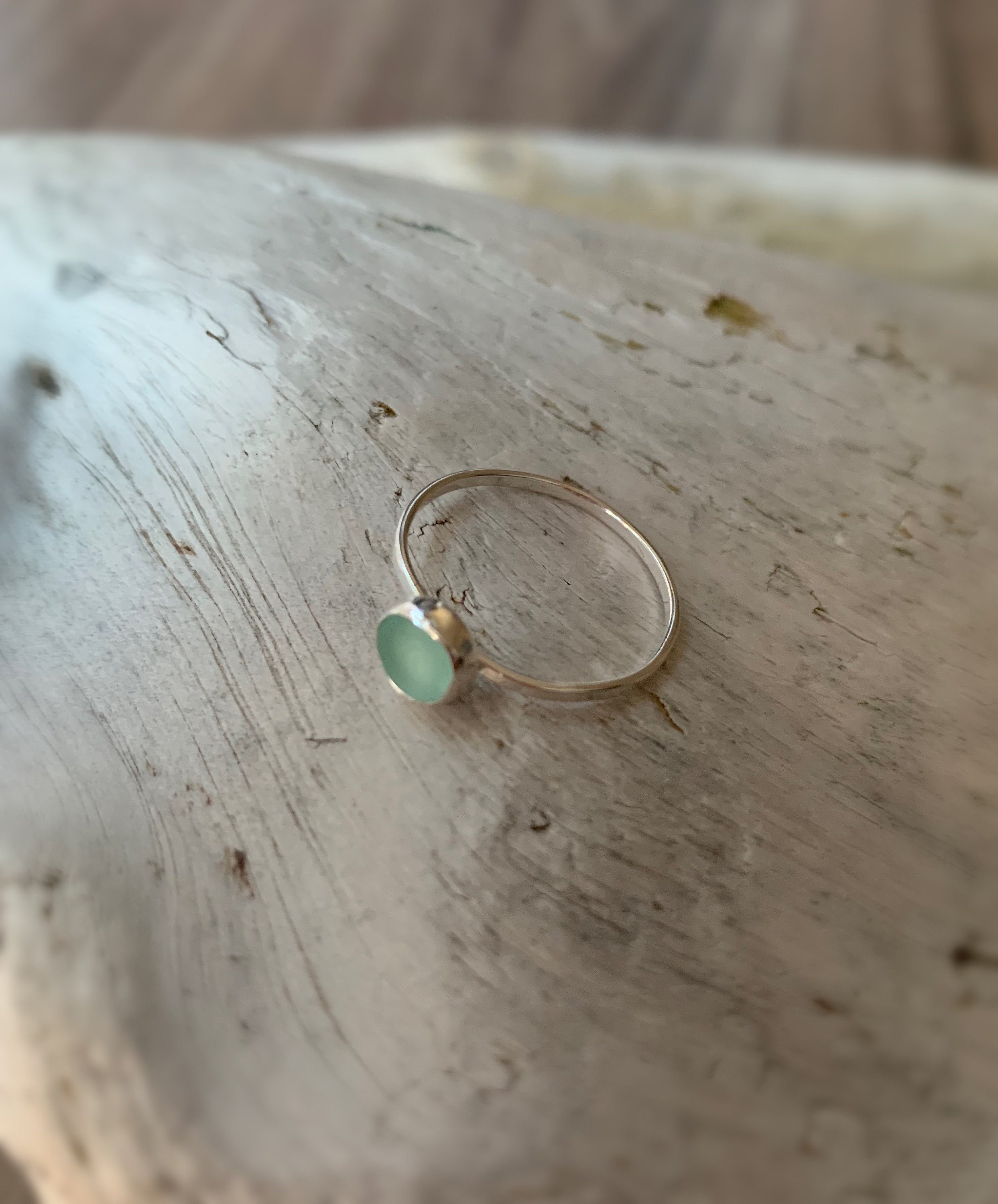 How To Make A Sea Glass Ring With Bezel Setting