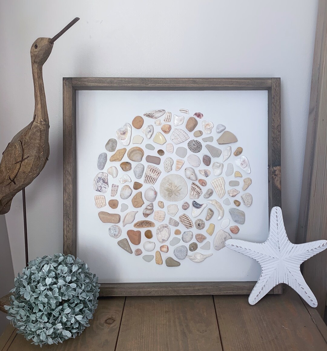Sea Glass Art, Vancouver Island Art, Sea Glass, Sea Shells, Sea Pottery and Beach Pebble Decor