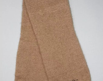 Brown Camel Wool Knee Warmer