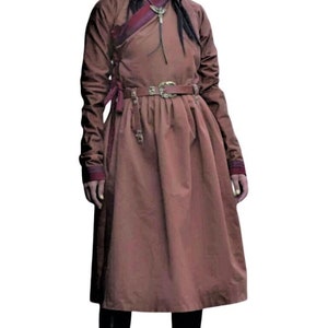 Mongolian 13 th Century Women’s Brown Deel